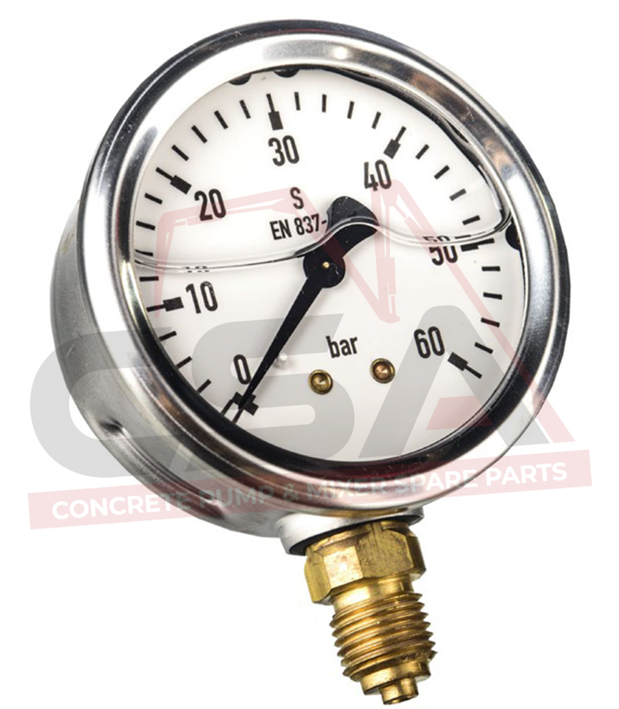 PRESSURE GAUGE 60 BAR-CSA-1370-CSA-1370